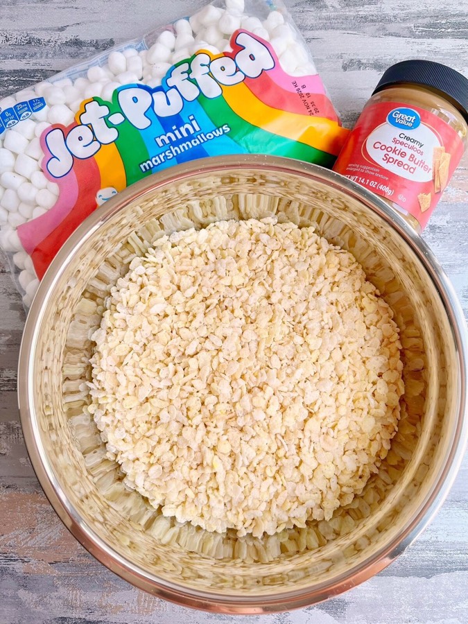 Cookie Butter Rice Krispie Treats