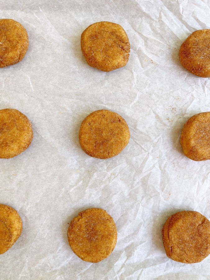 Easy Pumpkin Snickerdoodles from a Mix