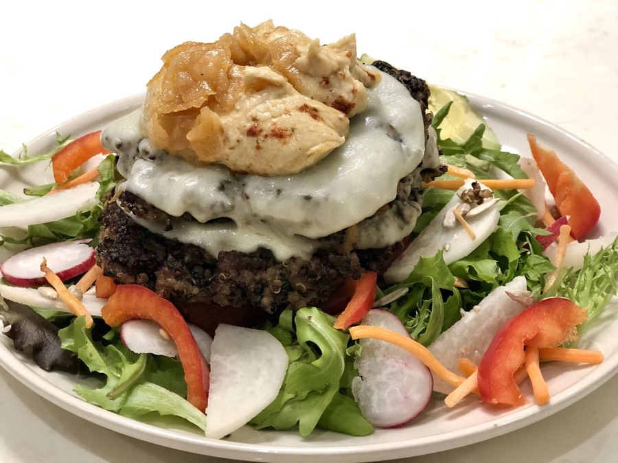 Mushroom & Quinoa Burger