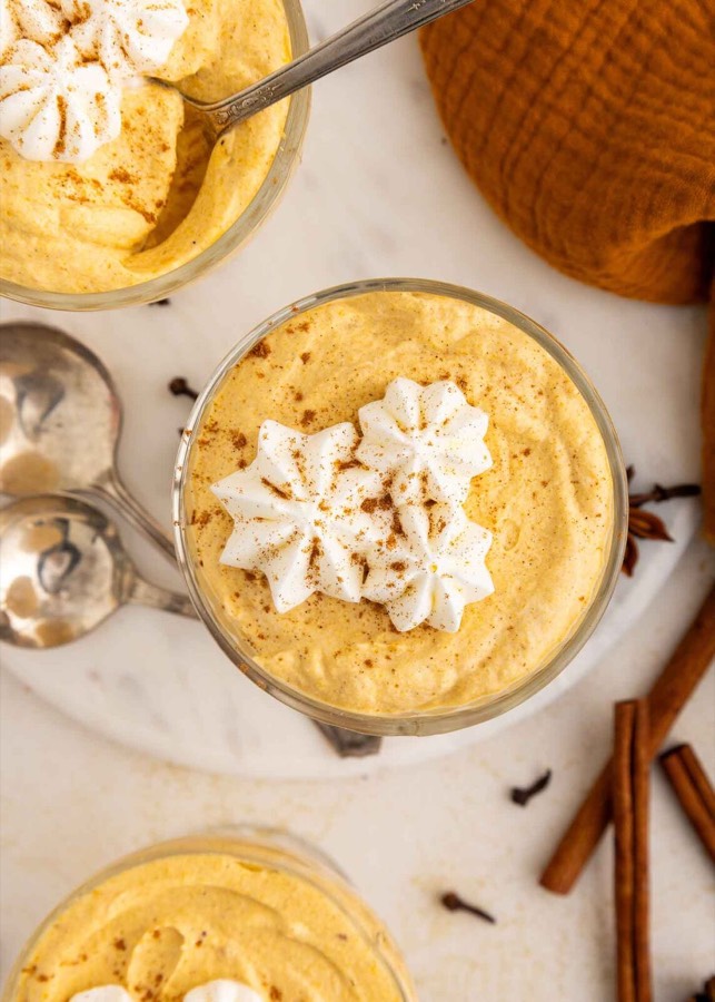 Five-Ingredient No-Bake Pumpkin Mousse