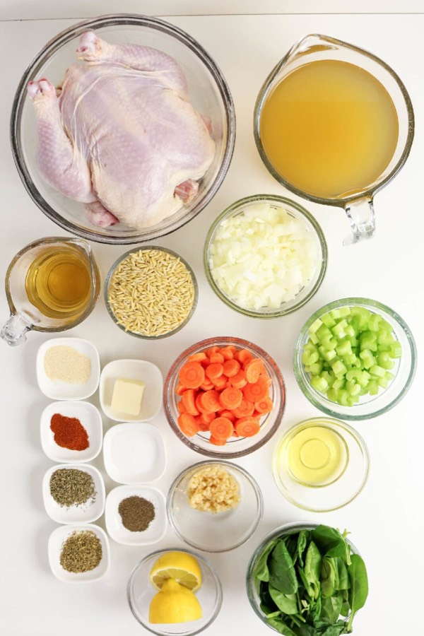 One-Pot Chicken and Orzo Soup (Whole Chicken Recipe)