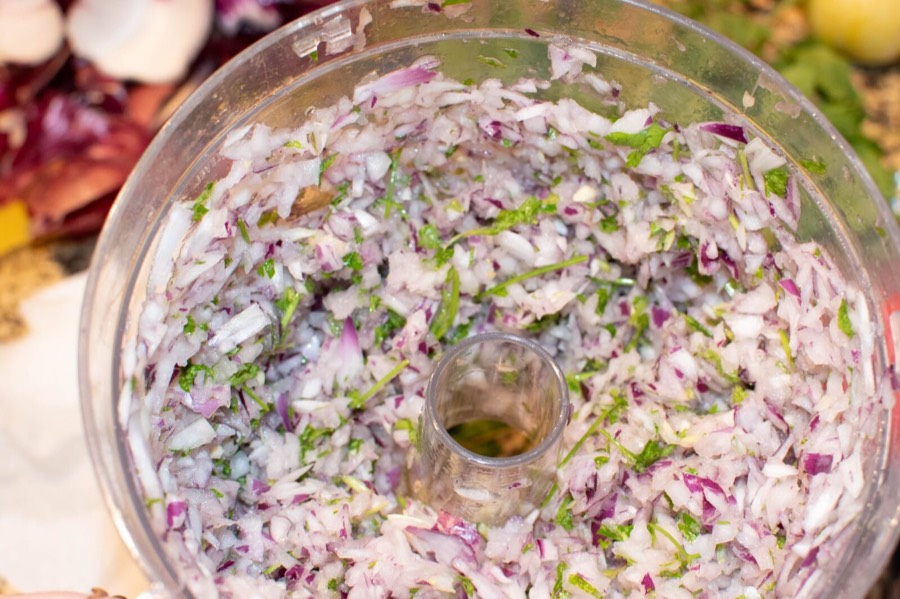 Red Onion and Cucumber Mediterranean Sumac Salad